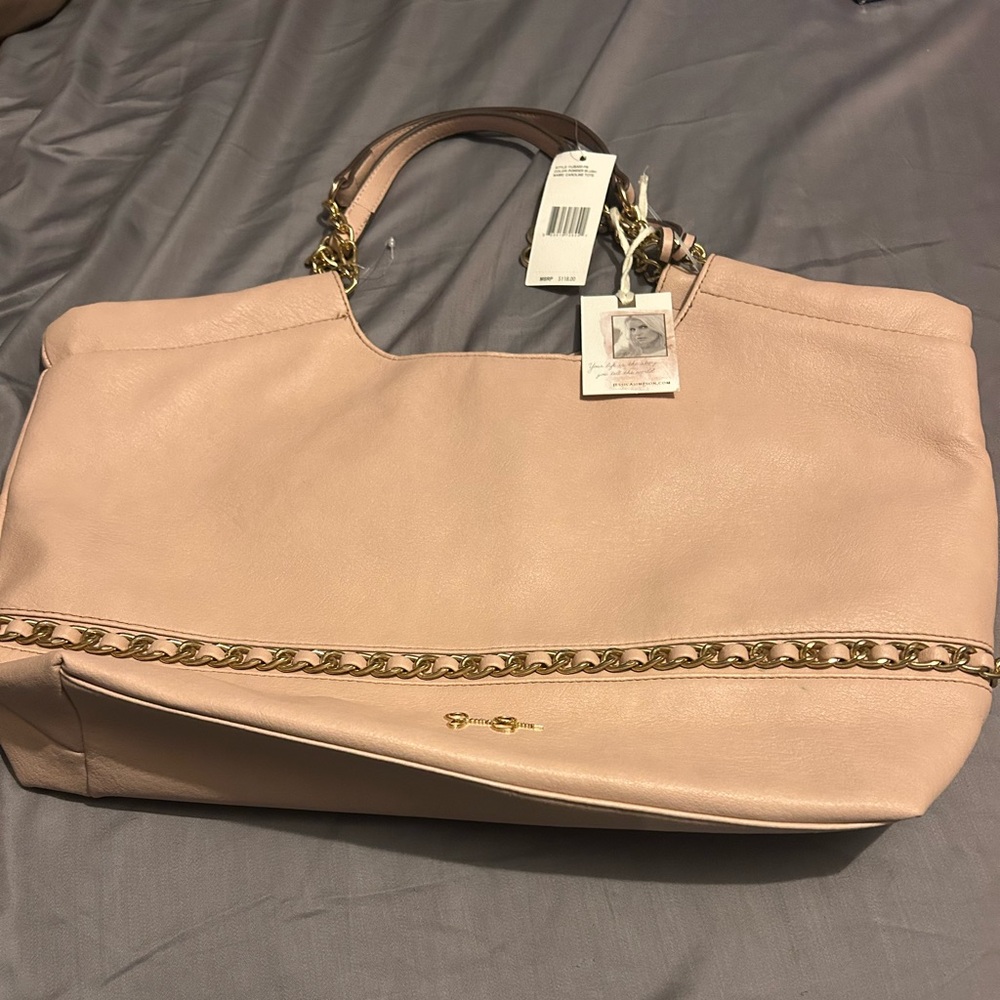 Jessica Simpson Caroline Tote Powder Blush